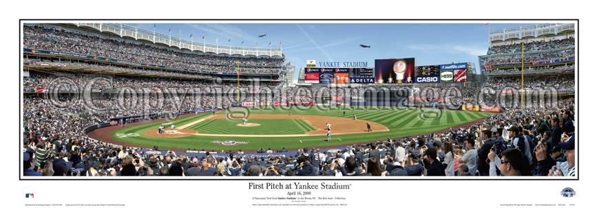 First Pitch at Yankee Stadium